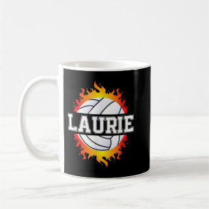 Mug Laurie Nom Volleyball Joueur Girls Ball et Net S