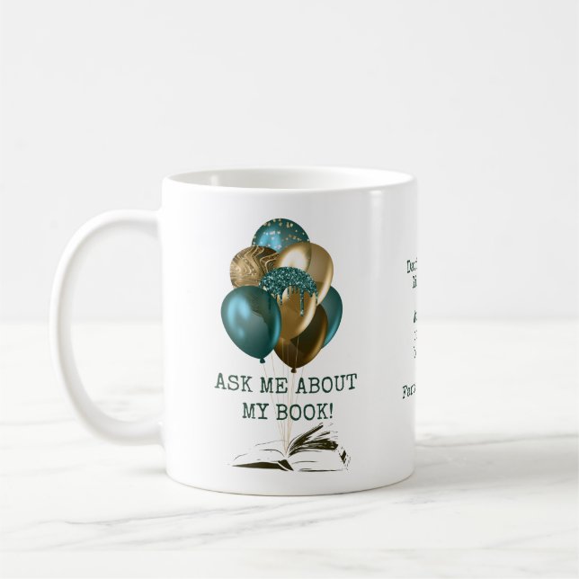 Mug L'auteur me demande à propos de mon livre (Gauche)