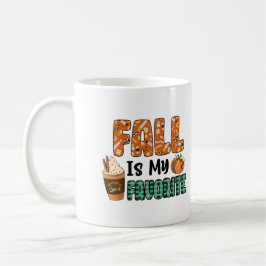 Mug L'automne est mon préféré personnalisé