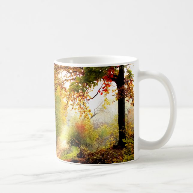 Mug L'automne part sur la voie de campagne (Droite)