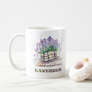 Mug Lavande aquarelle