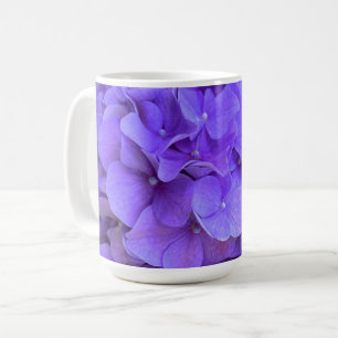 Mug Lavande lilas violet Hydrangeas violet Fleurs