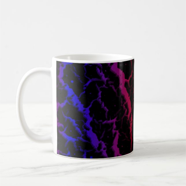 Mug Lave de l'espace fissuré - PBROY thermique (Gauche)
