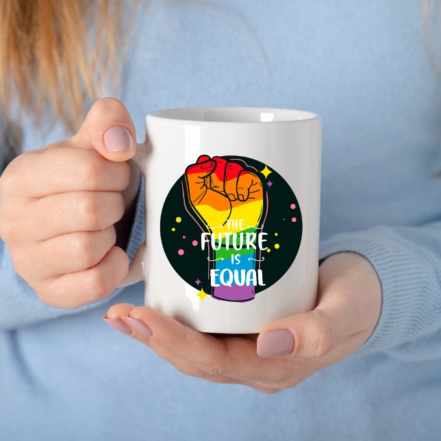 Mug L'Avenir Est Également Élevé D'Un Poing (Créateur téléchargé)