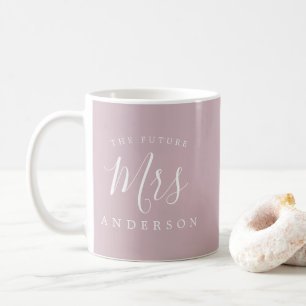 Mug L'avenir Mme Purple Fiançailles Cadeau