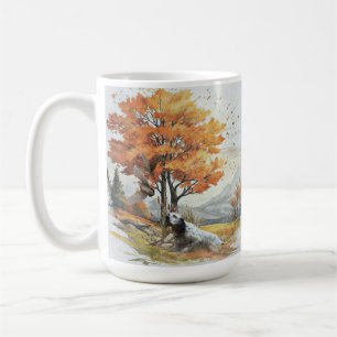 Mug "Laverack" Le setter anglais à la chasse