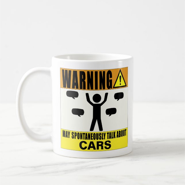 Mug L'avertissement peut spontanément parler de la (Gauche)