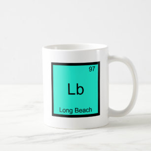 Mug Lb - Long Beach City Chemistry Symbole de l'élémen