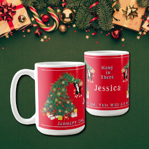 Mug Le 2 janvier, tout sera fini Noël drôle