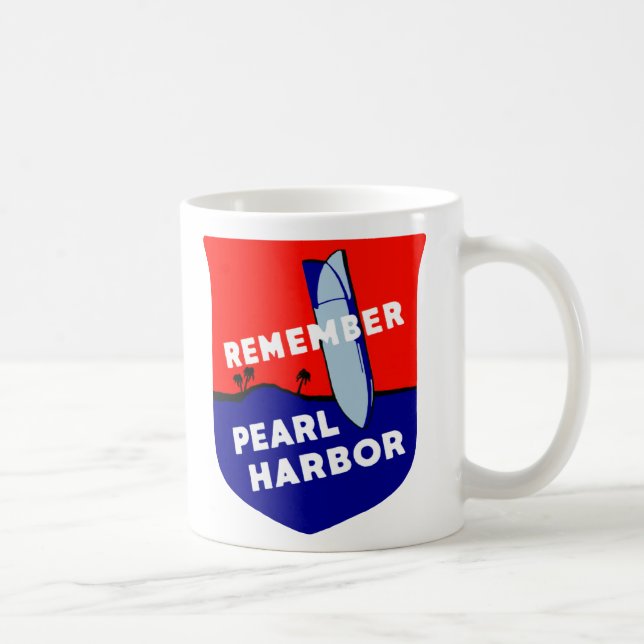 Mug Le 2ÈME GUERRE MONDIALE se rappelle Pearl Harbor (Droite)