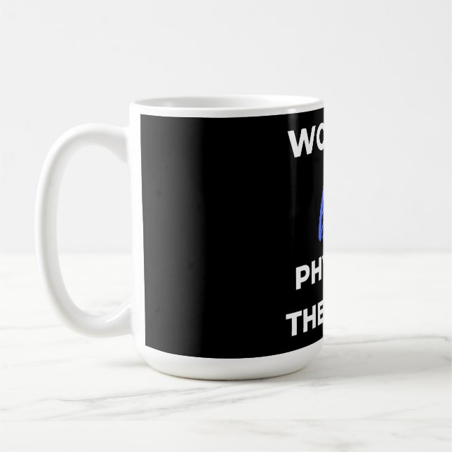 Mug Le 2ème meilleur physiothérapeute du monde (Gauche)