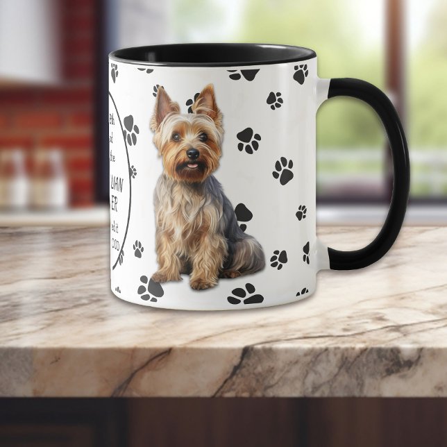 Mug Le 8e jour Dieu a créé des chiens Terrier australi (Créateur téléchargé)