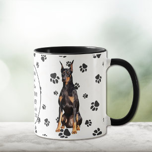 Mug Le 8e jour Dieu a créé Doberman Pinschers