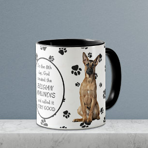 Mug Le 8e jour Dieu créa des chiens malinois