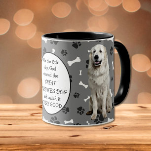 Mug Le 8ème jour Dieu a créé de grands chiens pyrénéen