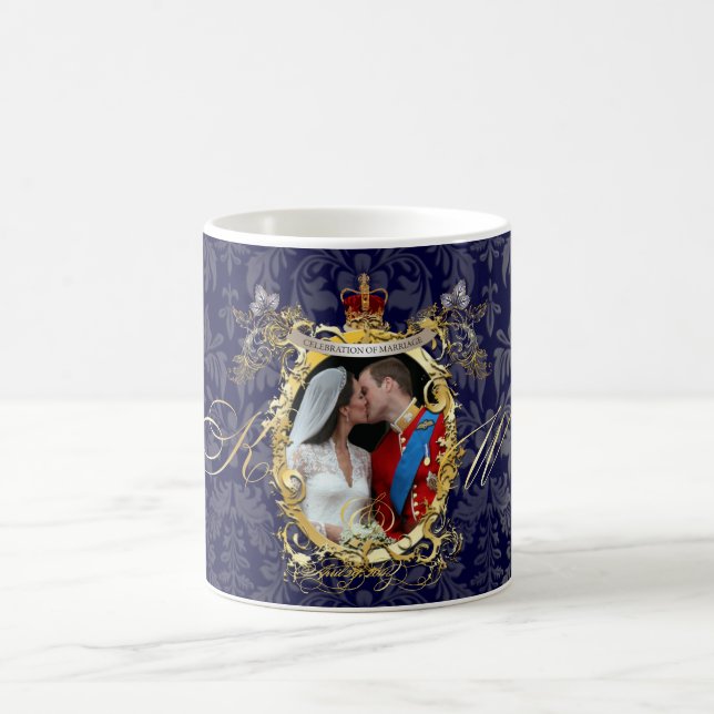 Mug le baiser, Will+kate mariage/DO-IT-YOURSELF Couleu (Centre)
