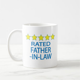 Mug Le beau-père cinq étoiles