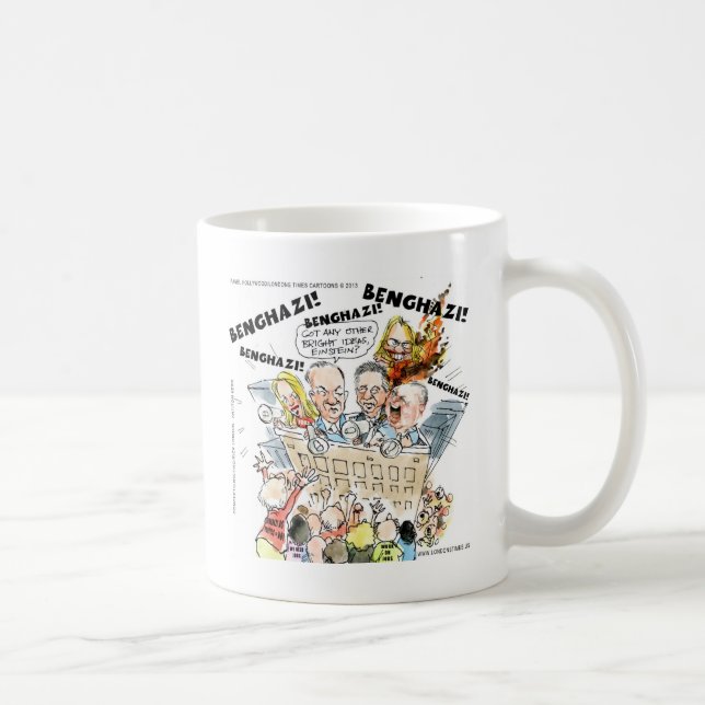 Mug Le Benghazi Shuffle Drôle (Droite)
