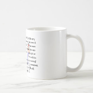 Mug Le "bleu de code vient ! "--Cadeaux d'art