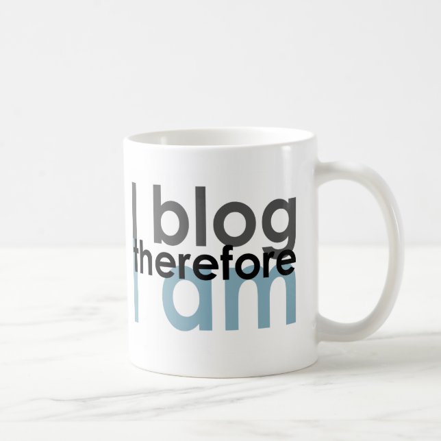 Mug Le blog I donc je suis (Droite)