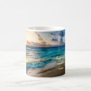 Mug Le bonheur arrive par vagues