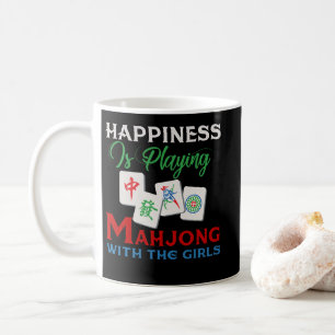 Mug Le Bonheur Est De Jouer Au Mahjong Avec Les Filles