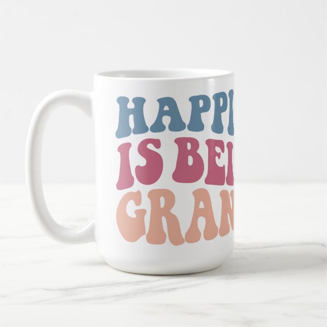Mug Le bonheur est d'être grand-mère ! (Gauche)