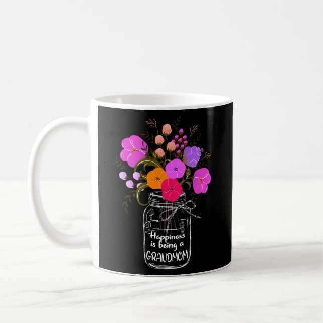 Mug Le Bonheur Est D'Être Grand-Mère Grand-Mère Maman  (Gauche)