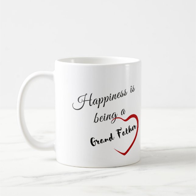 Mug Le bonheur est d'être un grand père (Gauche)