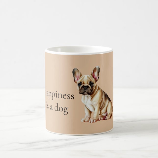 Mug Le bonheur est un chien (Centre)