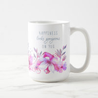 Le bonheur regarde magnifique sur vous l'aquarelle