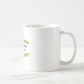 Mug Le bonheur se réveille à côté d'un biochimiste