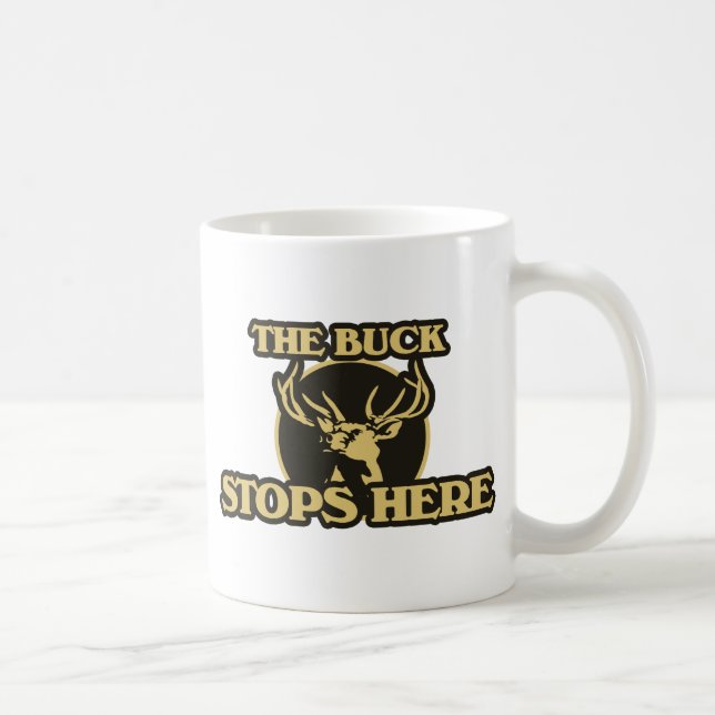 Mug Le Buck Arrête Ici La Chasse (Droite)