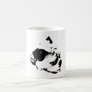 Mug Le bulldog inébranlable — Édition monochrome