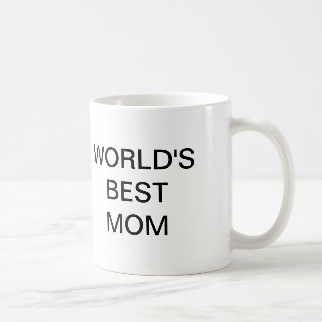 Mug Le bureau, la meilleure maman du monde (Droite)