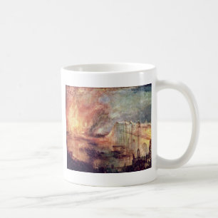 Mug Le Burning des Chambres du Parlement par Turner