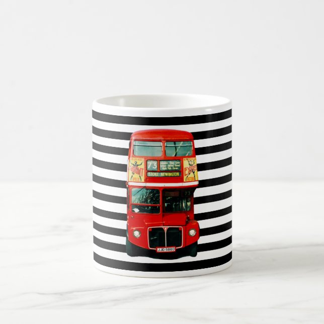 Mug Le bus de Londres sur un tapis (Centre)