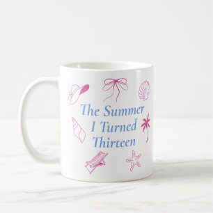 Mug Le cadeau d'anniversaire de l'été de mes treize an