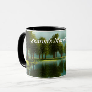Mug Le café du matin de Sharon personnalisable