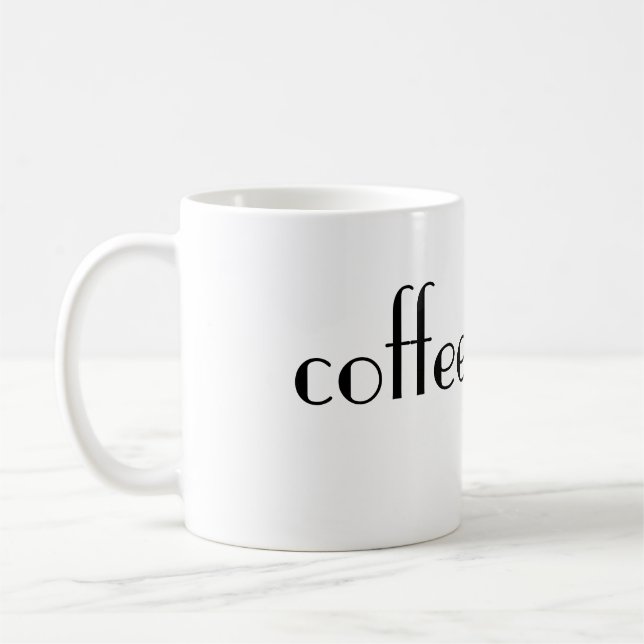 Mug Le café est des bae (Gauche)