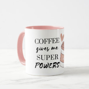 Mug Le café me donne des super pouvoirs
