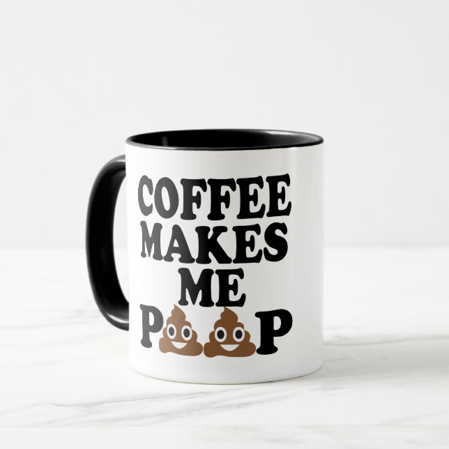 MUG LE CAFÉ ME FAIT POOP (Devant gauche)
