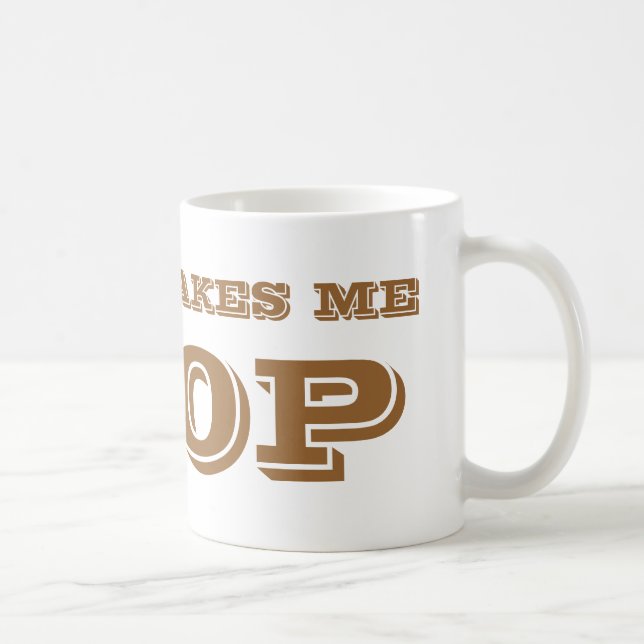 Mug Le café me fait POOP. (Droite)