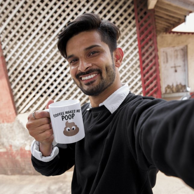 MUG LE CAFÉ ME FAIT POOP DANGEREUX CAFÉ (Créateur téléchargé)