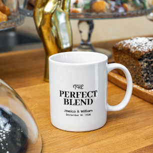 Mug Le Café Mixte Parfait Mariage de noms personnali