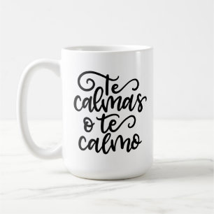 Mug Le Calmas O Te Calmo, à la main