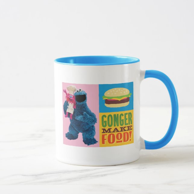 Mug Le Camion Gourmand de Cookie Monster | Gonger Prép (Droite)