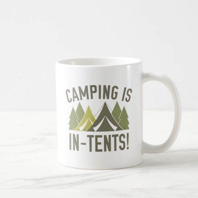 Mug Le Camping Est Dans Les Tentes ! (Droite)