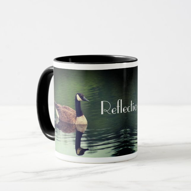 Mug Le Canada Goose Inspirationnel Réflexion (Devant gauche)