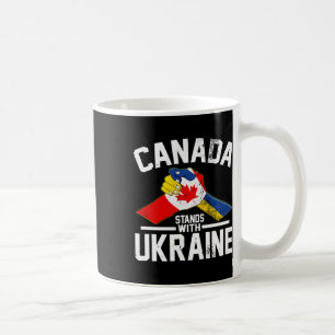 Mug Le Canada Soutient L'Ukraine Drapeau Ukrainien Can